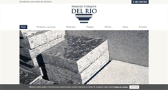 Desktop Screenshot of marmolesdelrio.com