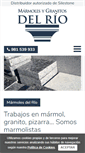 Mobile Screenshot of marmolesdelrio.com