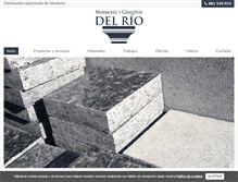 Tablet Screenshot of marmolesdelrio.com